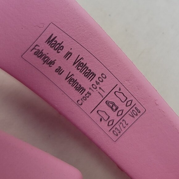 Crocs Electro Slingback Clogs Pink Size J1 Kids Lightweight Sandals - Picture 8 of 9